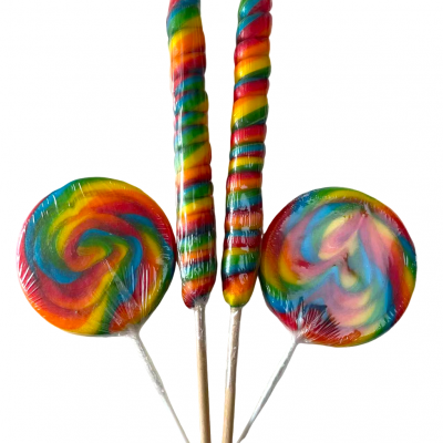 Rainbow lollipop